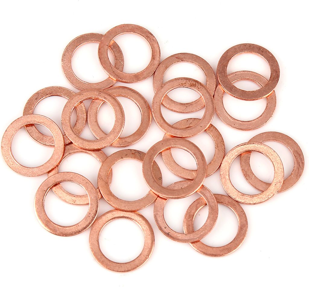 20Stk. Kupfer Unterlegscheibe Flachdichtung Ring fuer Auto Produktbild 1