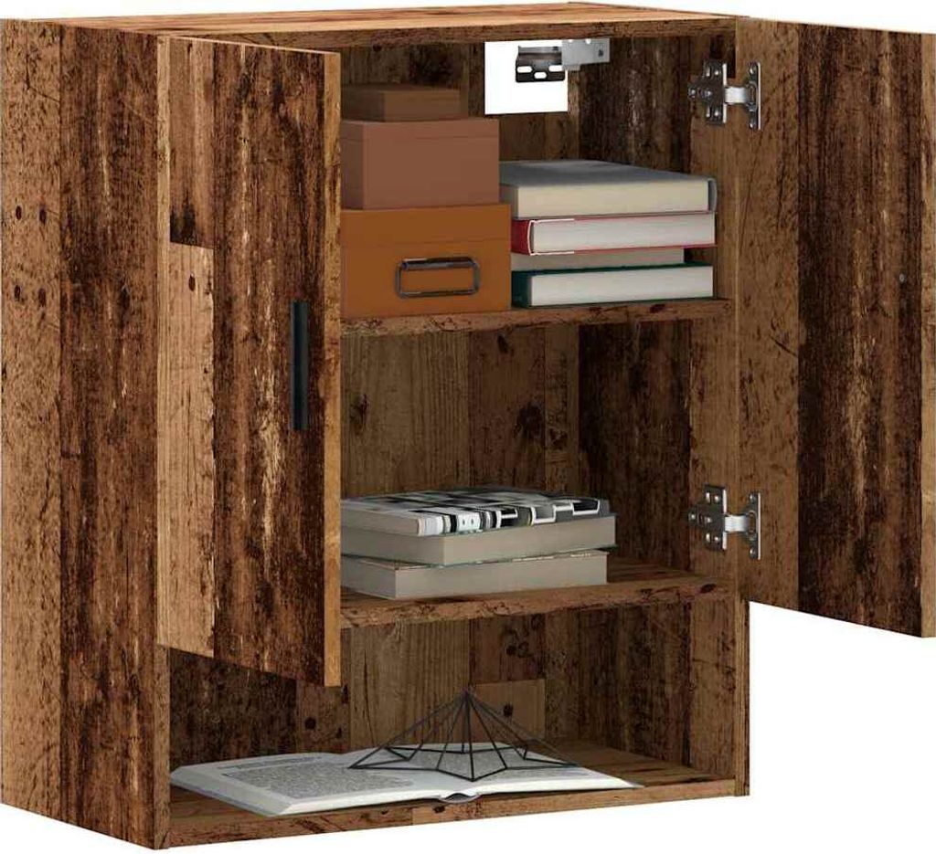 "2026 Promotion" Mehrzweckschrank, Flurschrank Wandschrank, Altholz-Optik 60x31x70 cm Holzwerkstoff - Kommoden CC31814