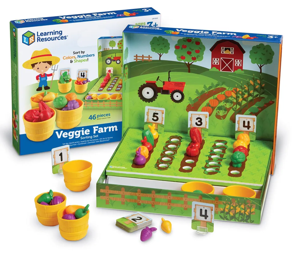 Veggie Farm Kit de tri : solution ludique pour l'éveil et la concentration