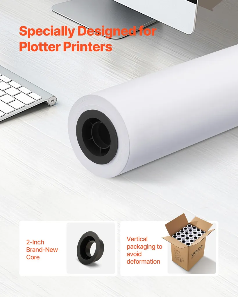 Rouleaux Papier Grand Format pour Impression de Plans d'Architecture et SIG - 2