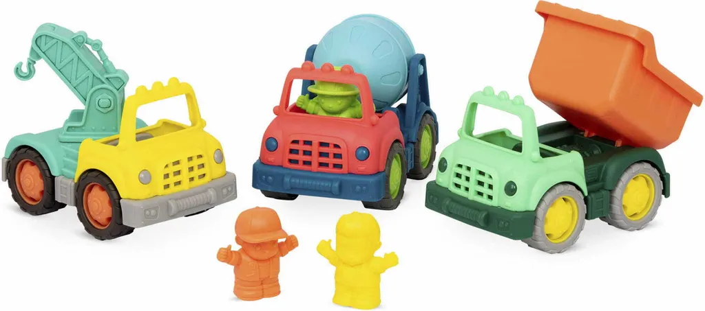 Camion de chantier jouet pour bac à sable coffret 3 véhicules bébé