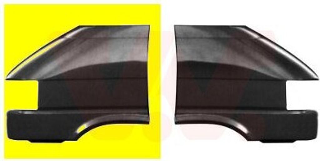 VAN WEZEL 5874657 Kotflügel Vorne Links für VW Transporter IV Bus (70B, 70C, 7DB, 7DK, 70J, 70K, 7DC, 7DJ) Transporter IV Kastenwagen