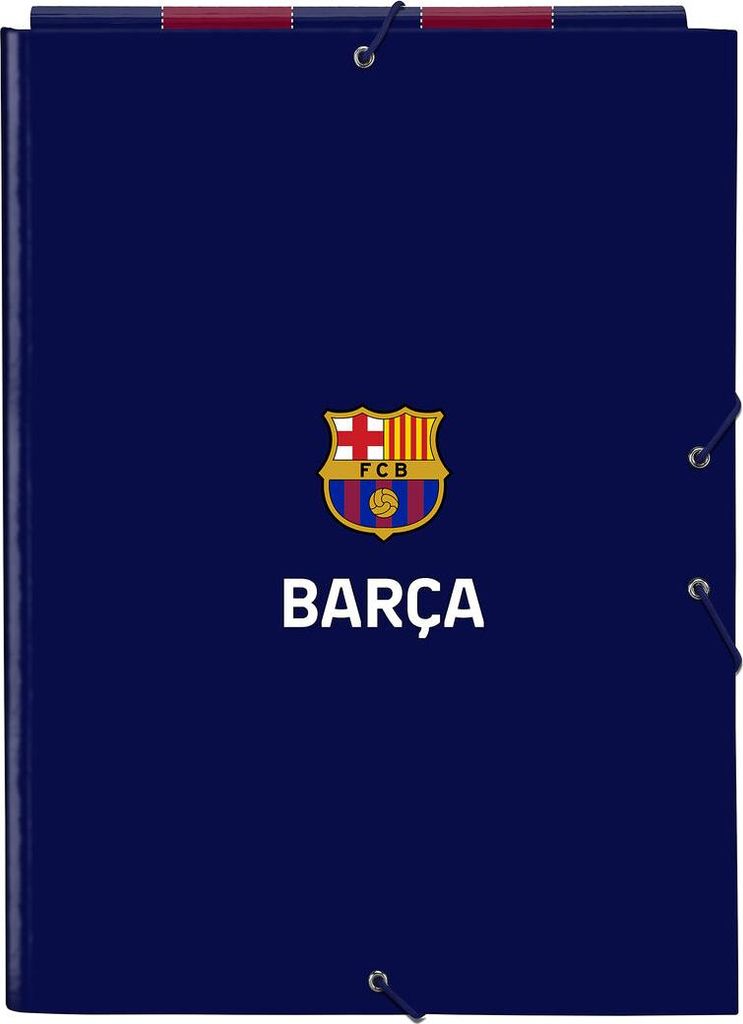 F.C. Barcelona Mappe Rot Marineblau A4