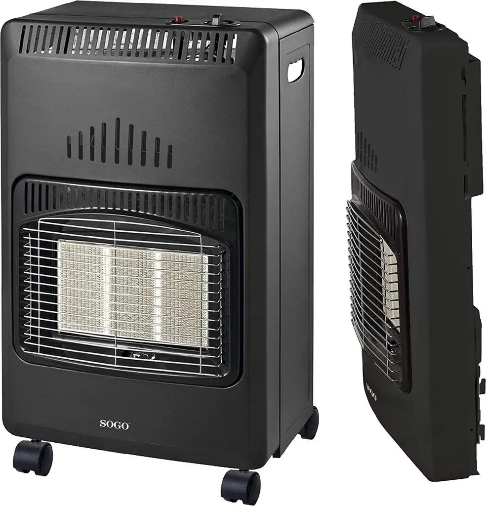 Chauffage Gaz SOGO 4200W : Fini le Froid et l'Encombrement avec ce Modèle
