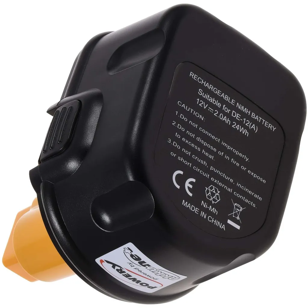 Batterie de Rechange 12V compatible DEWALT DE9071 pour Perceuse - 2