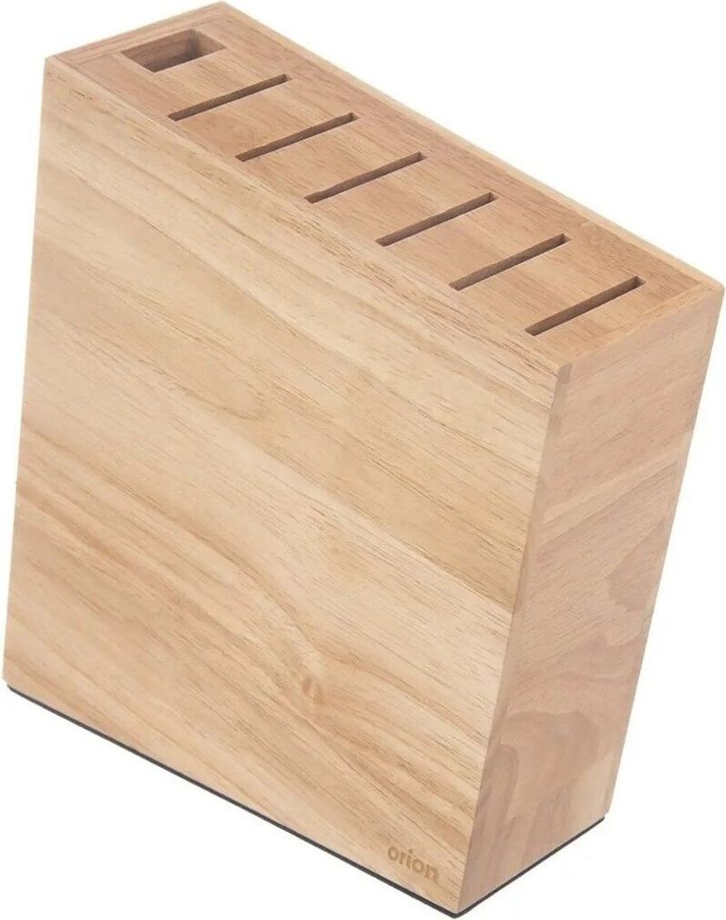 Messerständer aus Holz mit Fächern