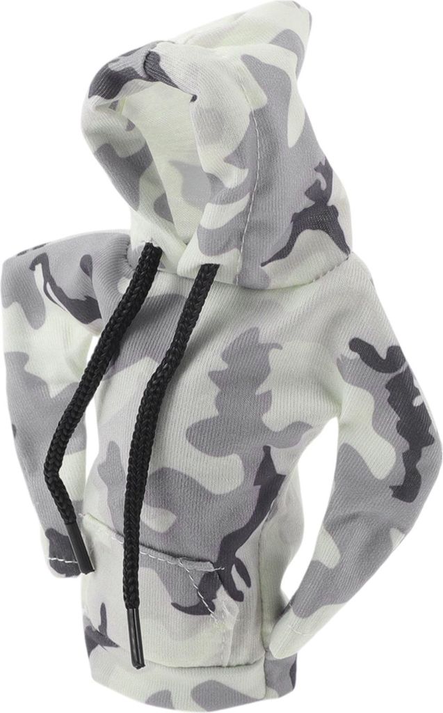 Gangschalthebel-Abdeckung Schaltknauf-Schutz 6.3"x5.12" Grau Weiß Polyester Auto SUV LKW Universal