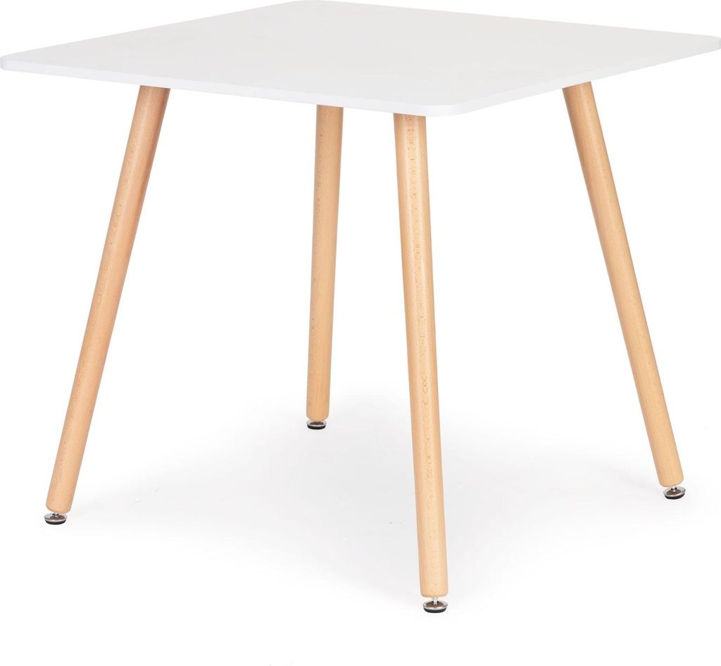 Tavolo da cucina quadrato moderno in legno 80x80 cm Immagine del prodotto 