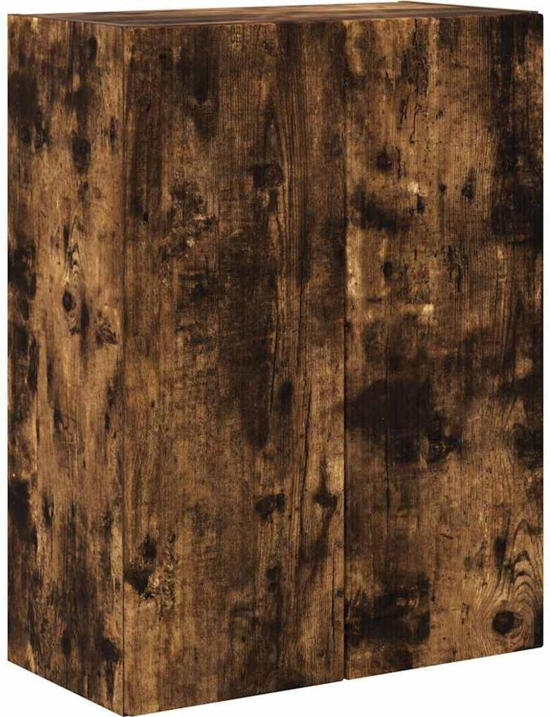TV-Wandschrank Wandmontiert Geräucherte Eiche 59,5 x 31 x 80 cm