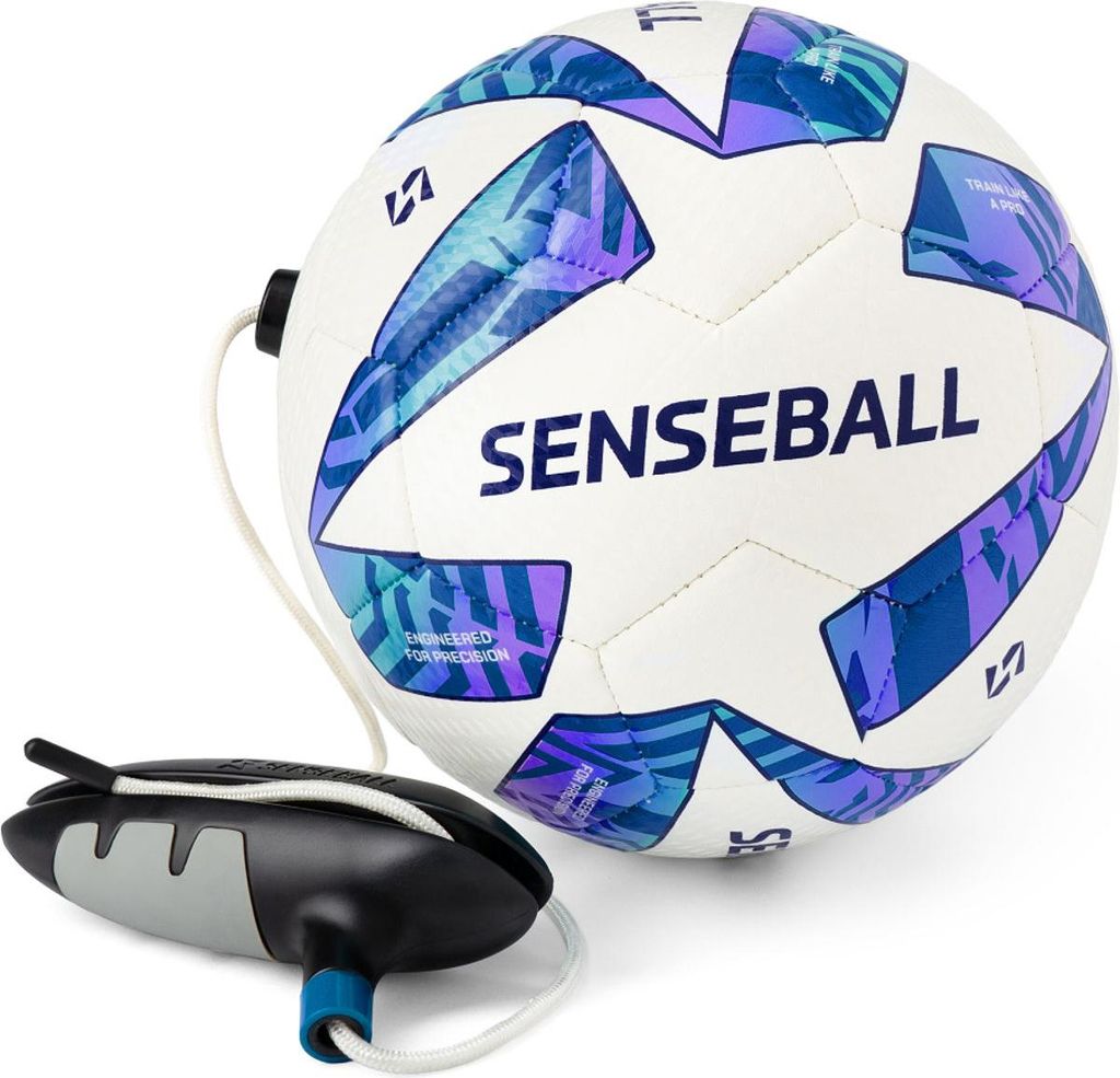 Senseball Football - Blanc / Bleu  | Taille: SIZE 3 Image du produit 