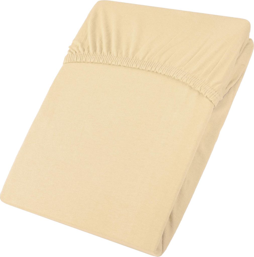 Viana Laken 140x200-160x200 natur Baumwolle Jersey 130g/m²