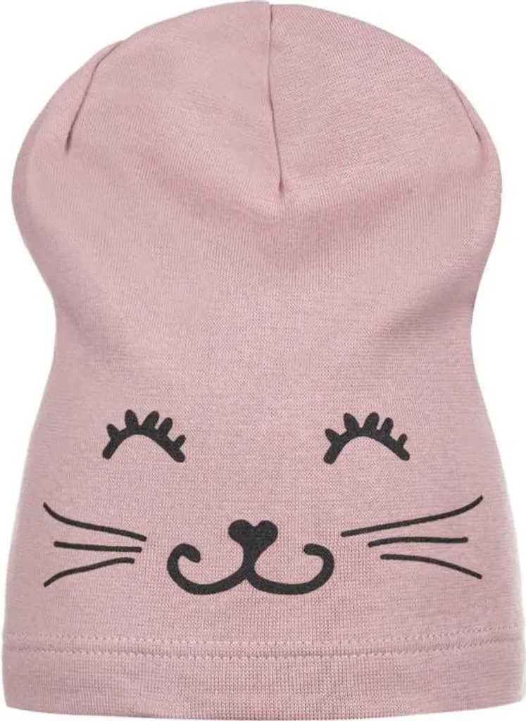 Berretto da bambina KITTY ROSA POLVEROSO