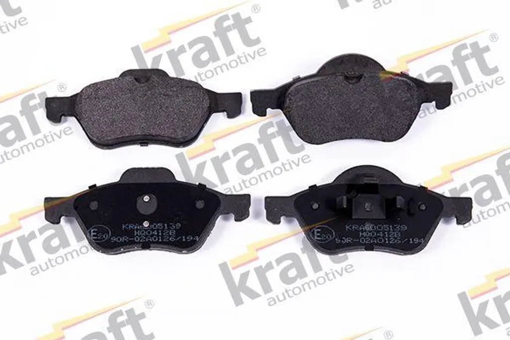 Jeu de plaquettes de frein à disque pour Megane, KRAFT 6005139 certifié