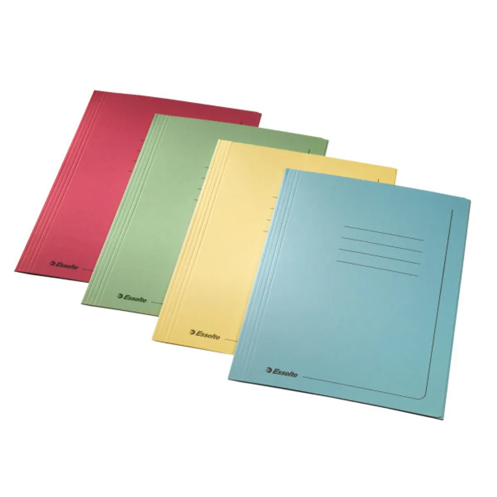 Fardes A4 Esselte 55136 Vertes en Carton Rigide pour Archivage Pro