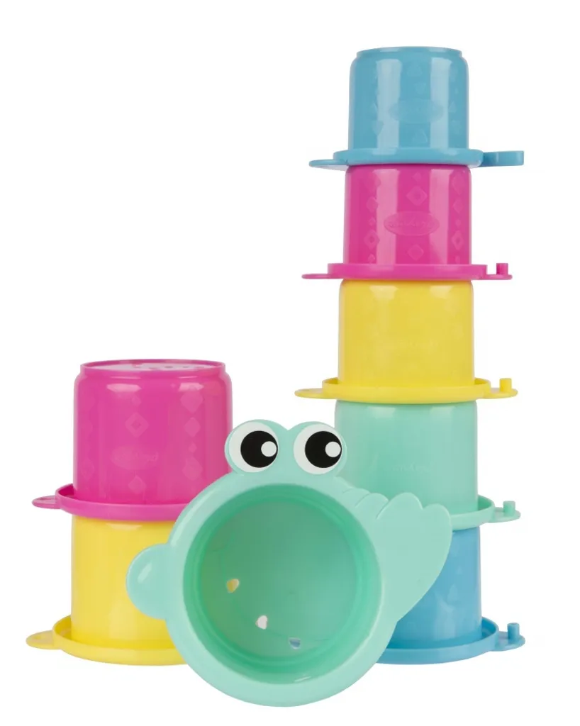 Fini les Pleurs au Bain avec le Crocodile Playgro Bol d'Eau Amusant