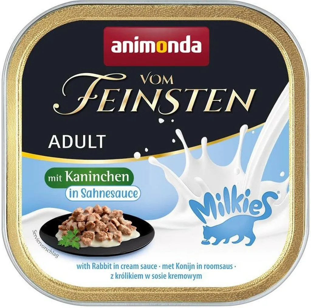 Aliment Humide Chat Gourmet Animonda Lapin Sauce Crème sans Gluten