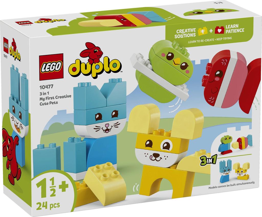 LEGO DUPLO 3-in-1 Kreative Tiere - Kleinkinder Produktbild 