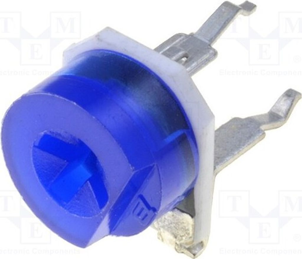 2x Potentiometer: für den Einbau 1-Drehung,liegend 5kΩ 200mW 3306P-1-502 THT Pote
