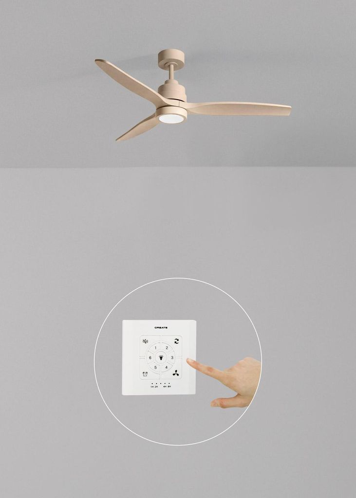 WIND STYLANCE - Leiser 40-W-Deckenventilator mit Flügeln aus technischem ABS, in verschiedenen Größen erhältlich
