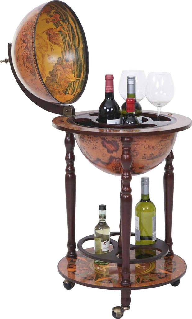 Globe Bar HWC-T874, Minibar House Bar Stojan na víno, Globe Obrázek produktu 1