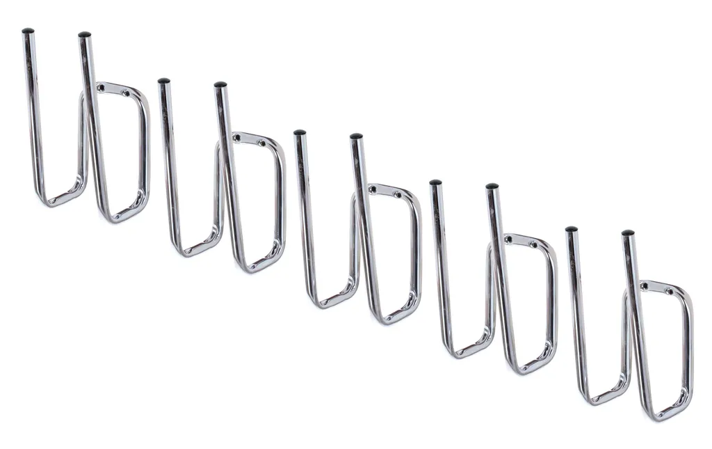 Support mural pour bottes en acier 200 mm Alberts - Set de 5 pièces