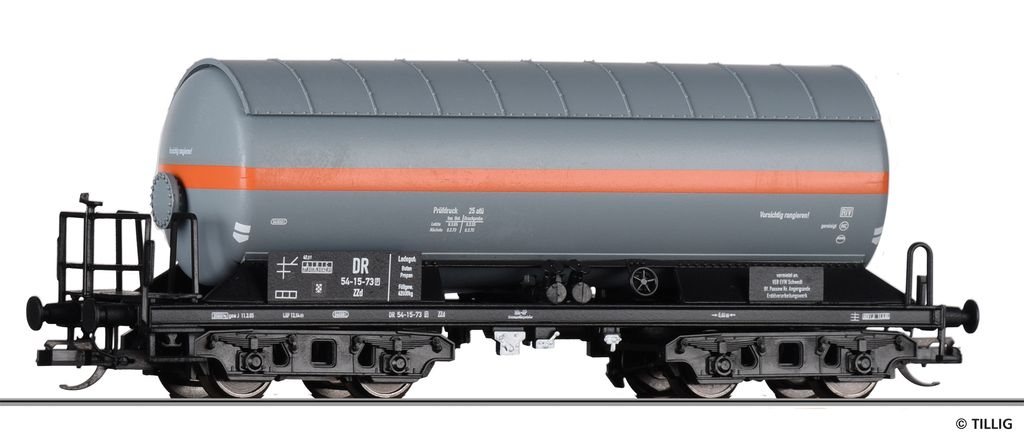 TILLIG Gaskesselwagen ZZd der DR Ep.III 15015 Spur TT
