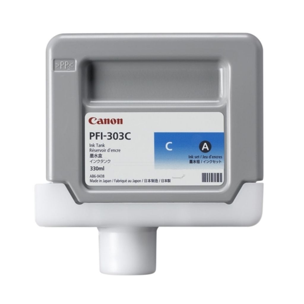Canon PFI-303C, Cyan, 330 ml Produktbild 