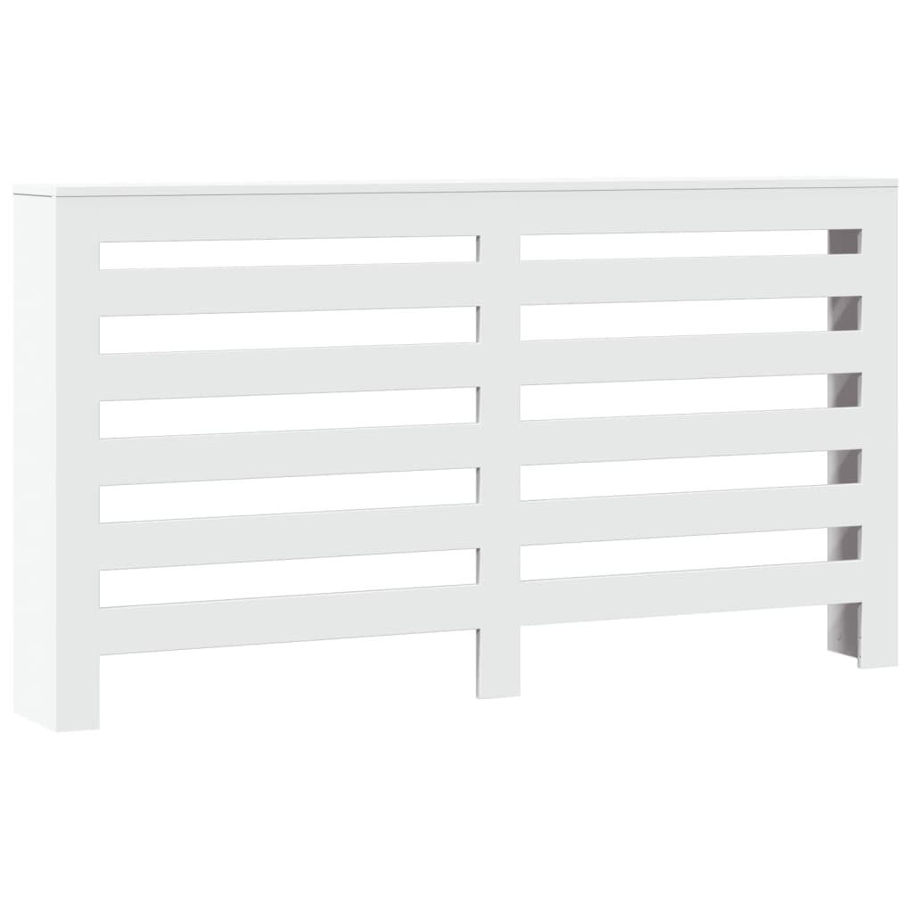 vidaXL Rivestimento per radiatori bianco 149x20x82 cm Immagine del prodotto 
