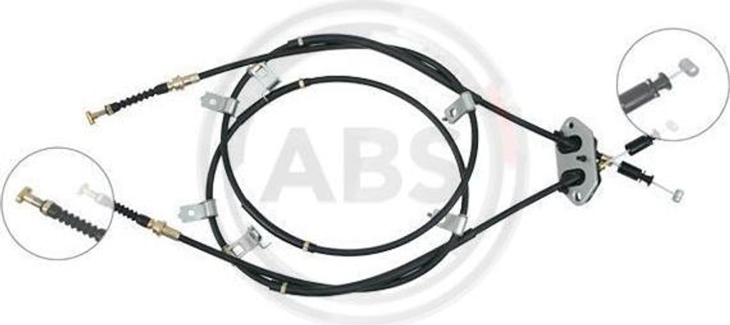 A.B.S. K19605 Seilzug, Handbremse OE G22C44410C kompatibel mit 6