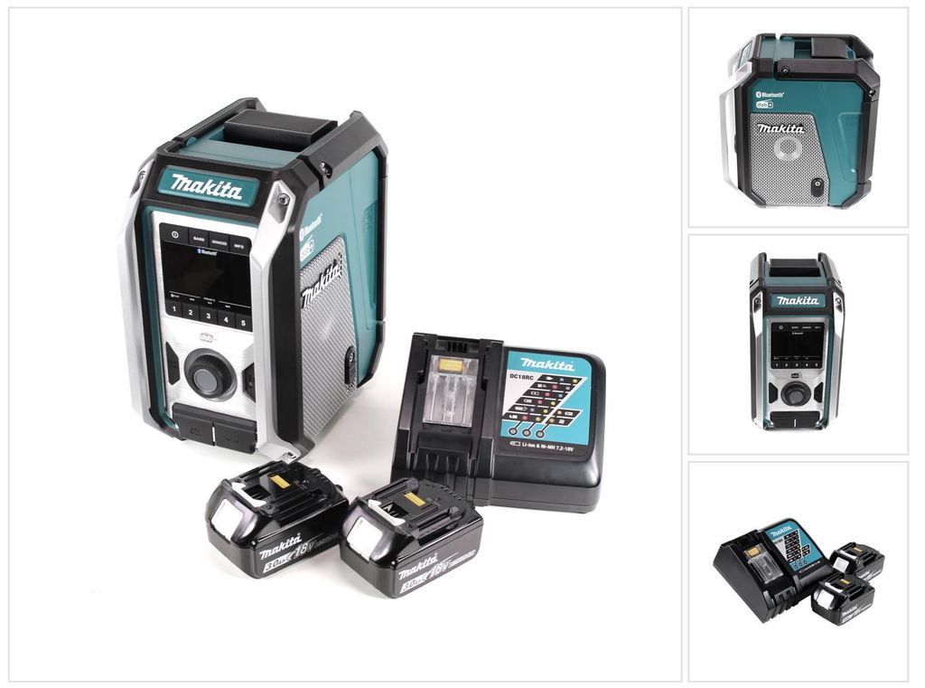 Makita DMR 115 RF akumulátorové staveništní rádio 12 V – 18 Obrázek produktu 