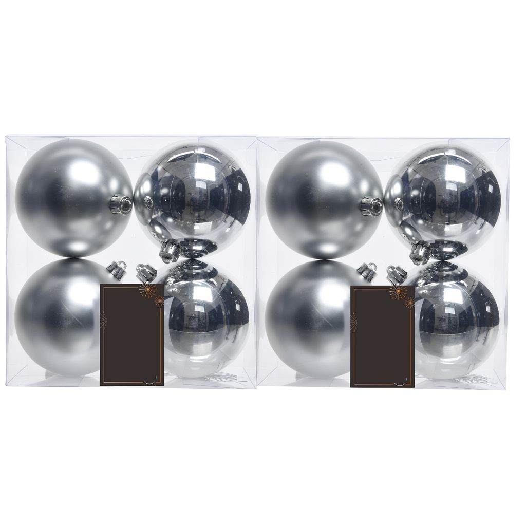 XL Weihnachtskugeln Bordeaux 15cm - Frostsichere Outdoor Christbaumkugeln EXTRA ROBUST