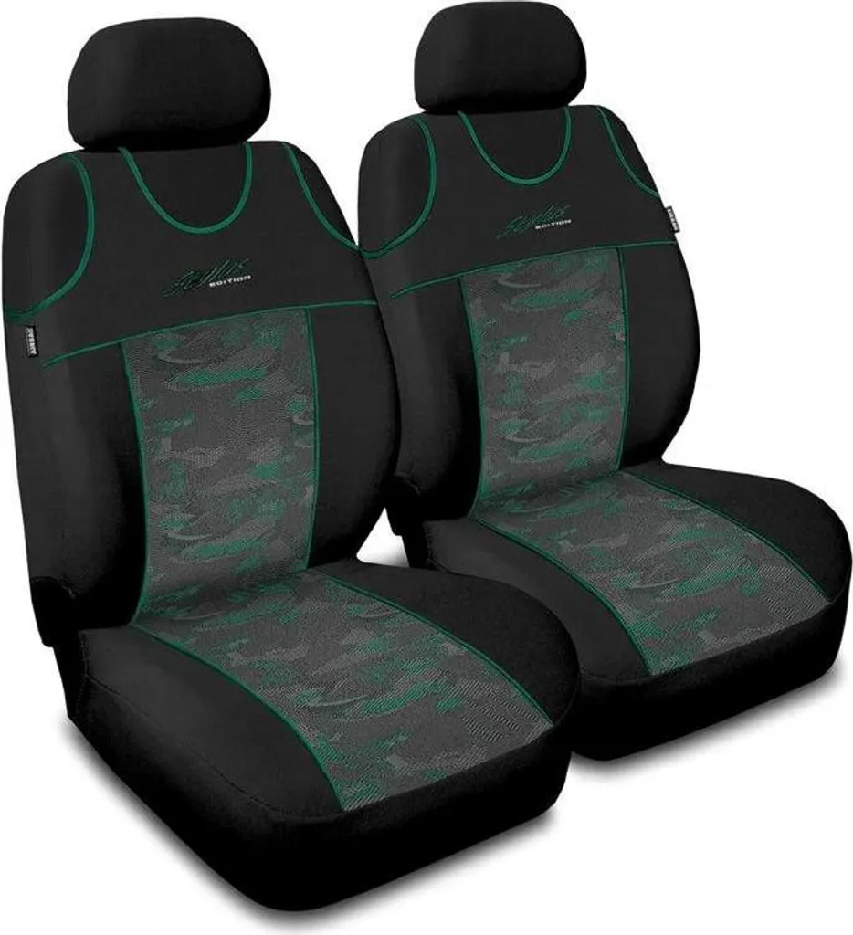 Set Coprisedili Universali Volvo V90 Verde Stilo - Look Sportivo Luxury - 7