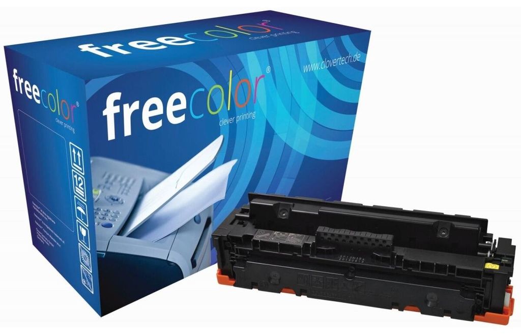 Freecolor Toner HP 410X CF412X yellow High Yield kompatibel Produktbild 