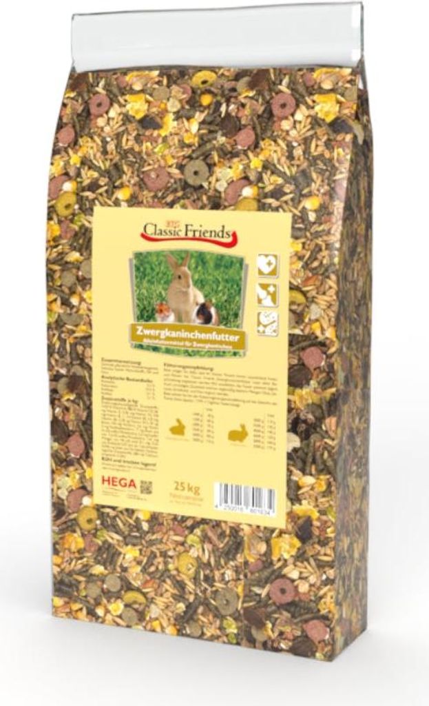 Classic Friends Zwergkaninchenfutter 25kg