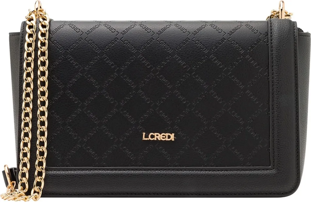 L.CREDI Filiberta Borsa a Tracolla Nero - Eleganza e Design Tedesco - 1