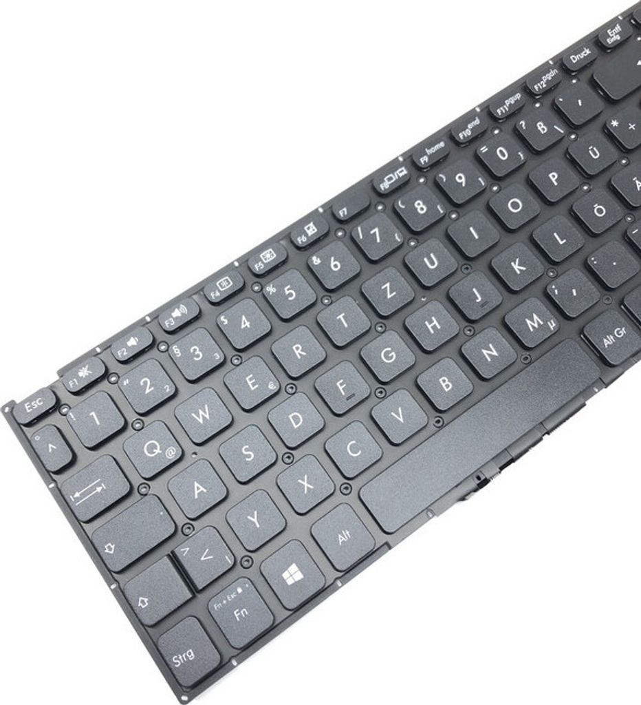 DEUTSCHE - Schwarz Tastatur Keyboard kompatibel für Asus VivoBook 15 X512JP