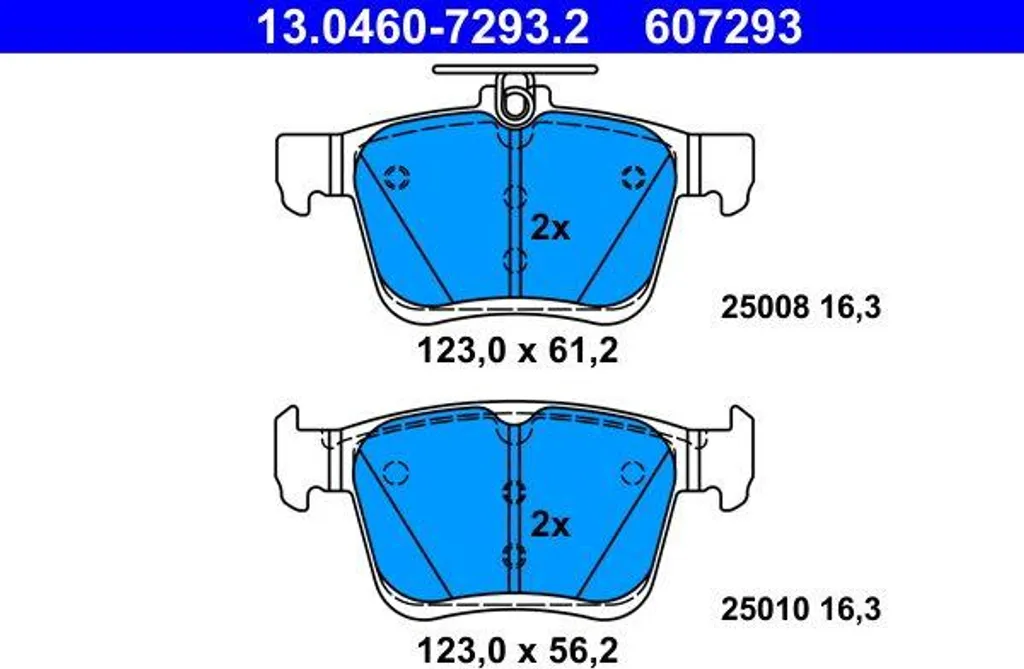 Plaquettes de Frein à Disque pour Audi Q2, Seat Ateca et VW T-ROC