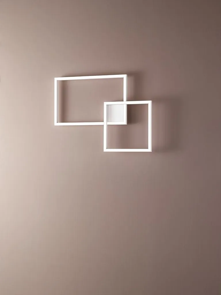 Plafonnier LED moderne extra-plat 45W pour salon et grand bureau