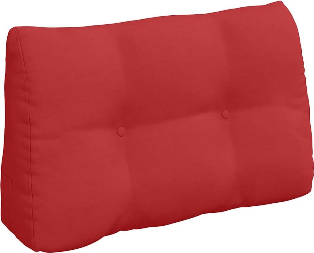 vidaXL Rücken Kissen Rot 80 x 24 x 50 cm Stoff