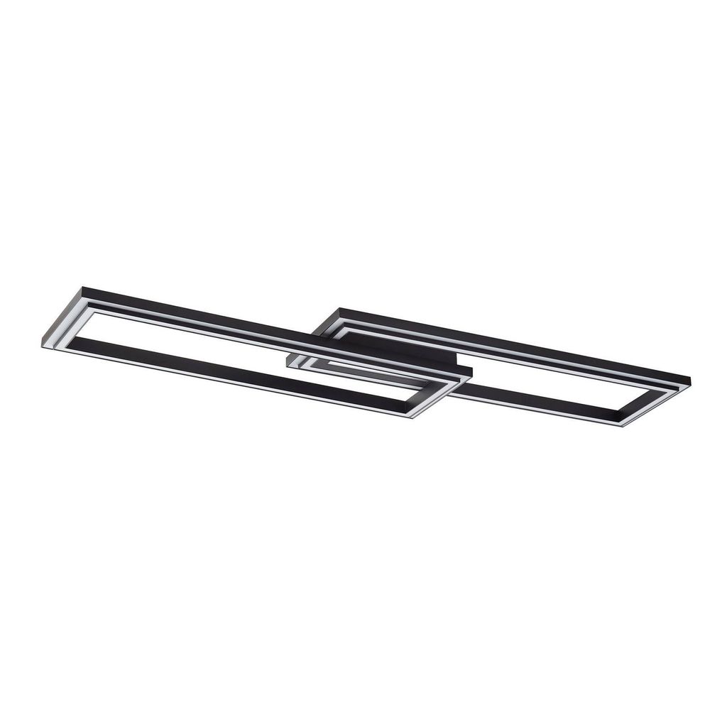 Lucande Smart LED-Deckenleuchte Tjado 115 cm schwarz RGB CCT