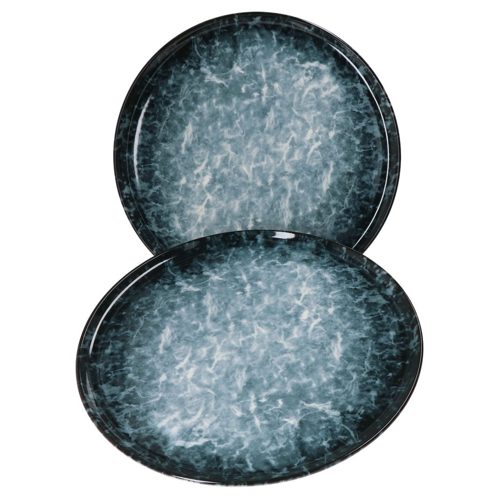 Tognana Pizzateller „Cinzia Petra Peacock“ – 33 Cm, Aus Italienischem Porzellan – Stimmungsvolles Design Für Pizza & Mehr