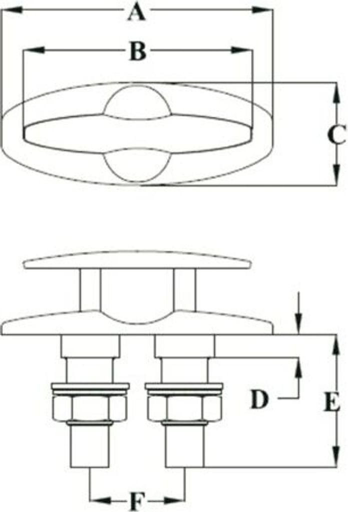 Herzstück Einbau 185mm