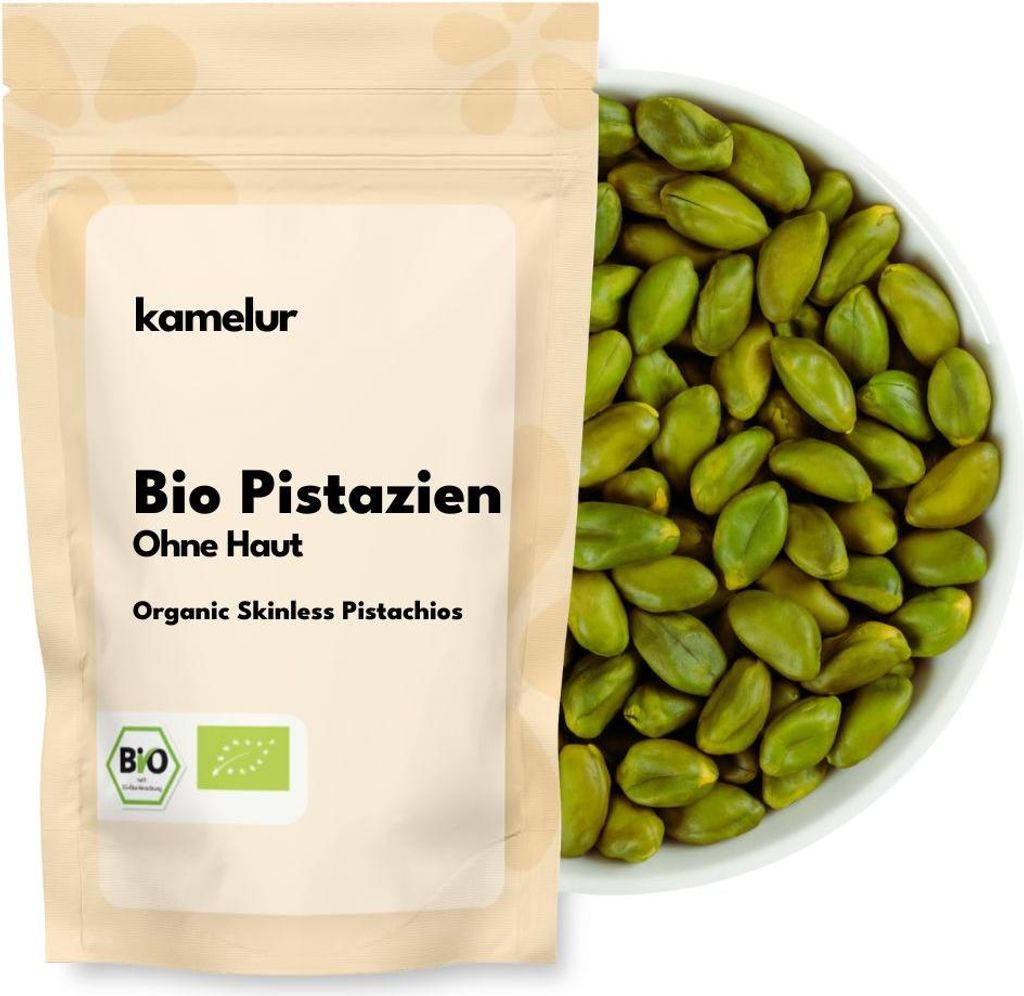 Kamelur Bio Pistazien ohne Haut 500 g