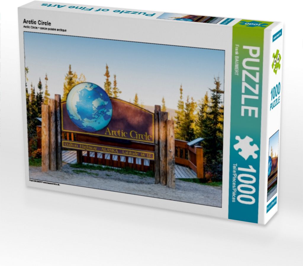 Calvendo Arctic Circle 1000 Teile Puzzle quer 640x480mm, BAUMERT Frank; 7426033