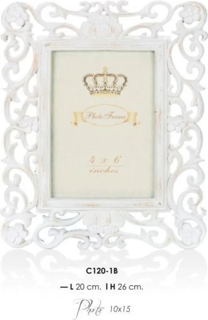 Cornice Portafoto Casa Padrino 26x20 Look Antico Barocco Liberty