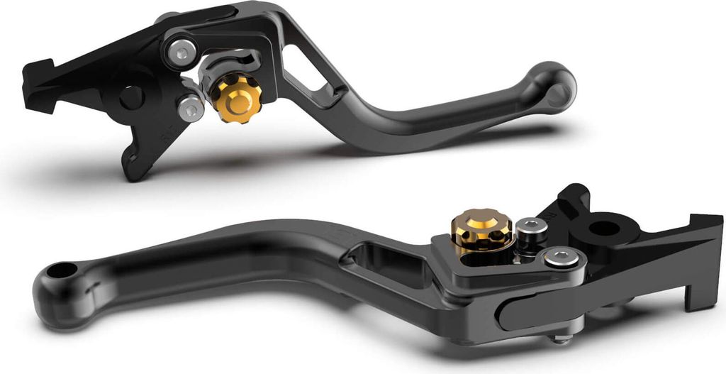 LSL Bremshebel BOW R45, kurz, schwarz/gold