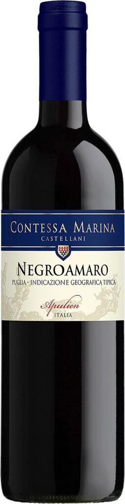 Negroamaro Puglia IGT Contessa Marina Castellani Apulien Produktbild 