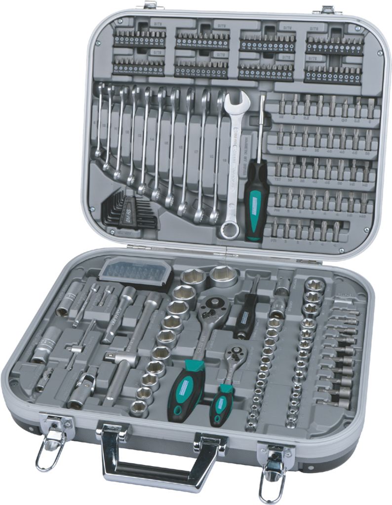 Brüder Mannesmann 232-teilig Steckschlüsselsatz 1/4" + 1/2" Produktbild 
