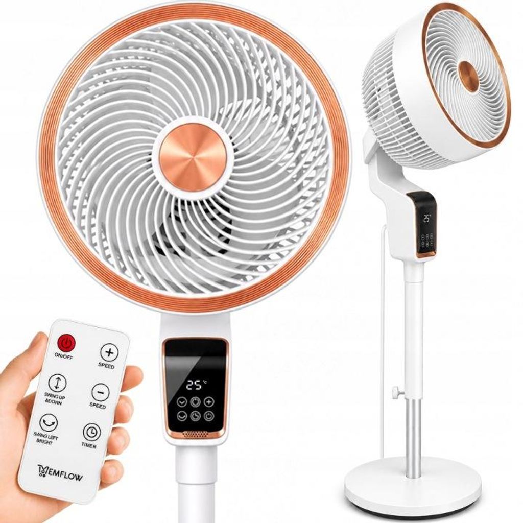 Standventilator mit Fernbedienung, 3D-Oszillation & Produktbild 