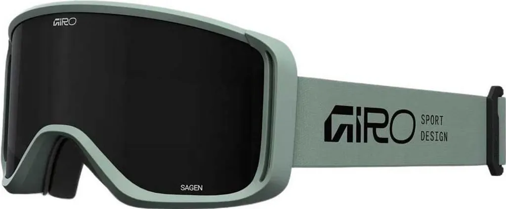Giro Sagen Stacked Masque de Ski Femme Vert Ultra Black CAT3 + Yellow